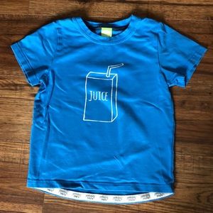 Peek-a-Boo Beans Blue Juice T-shirt